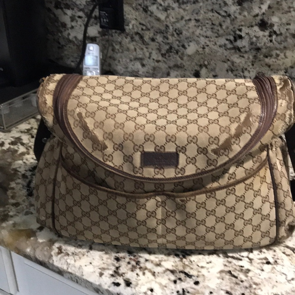 Authentic Gucci diaper bag
